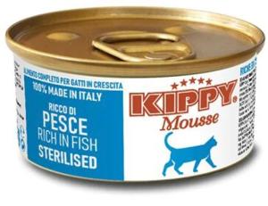 KIPPY, 85 გრ. კონსერვი სტერილური კატებისთვის, თევზით