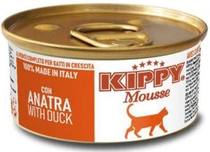 KIPPY, Mousse, 85 გრ. სტერილური კატის კონსერვი, კურდღლით