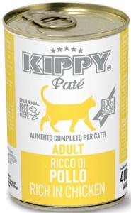KIPPY, Pate, 400 გრ. ზრდასრული კატის კონსერვი, ქათმით და თევზით