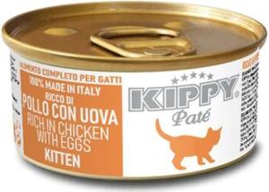 KIPPY, Pate, 85 გრ. კნუტის კონსერვი, ქათმით და კვერცხით