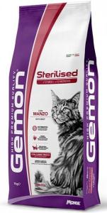 Monge Gemon, 7 კგ. მშრალი საკვები სტერილიზებული კატებისთვის, საქონლის ხორცით