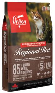 Orijen, 5.4 კგ. მშრალი საკვები კნუტებისა და ზრდასრული კატებისათვის, ხორცეულით