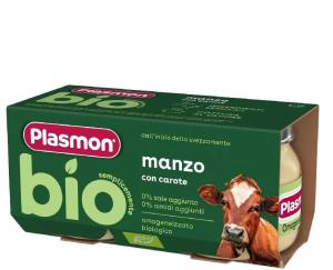 Plasmon პიურე საქონლის ხორცი & სტაფილო