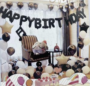 TLX, ბუშტების ნაკრები, Happy Birthday, 47 ცალი.