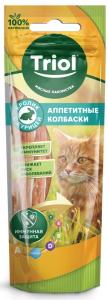 Triol, 40 გრ. ზრდასრული კატის სასუსნაო, კურდღლით და ქათმით