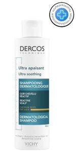 Vichy Dercos დამამშვიდებელი შამპუნი მშრალი თმისთვის 200 მლ