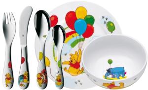 WMF, საბავშვო ჭურჭლის ნაკრები, Winnie the Pooh, 6 ცალი