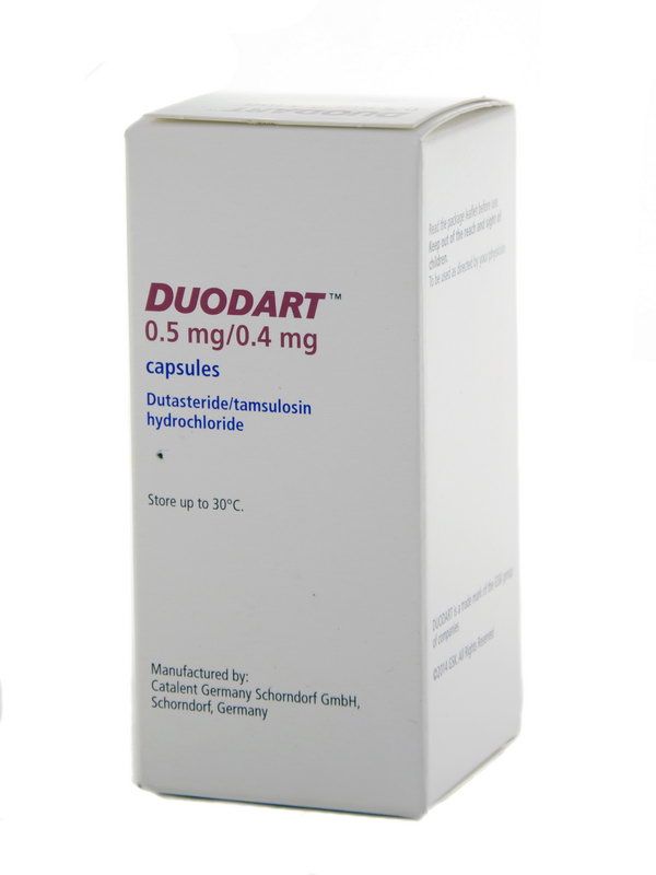 Duodart - დუოდარტი 0.5/0.4 მგ 30 კაფსულა