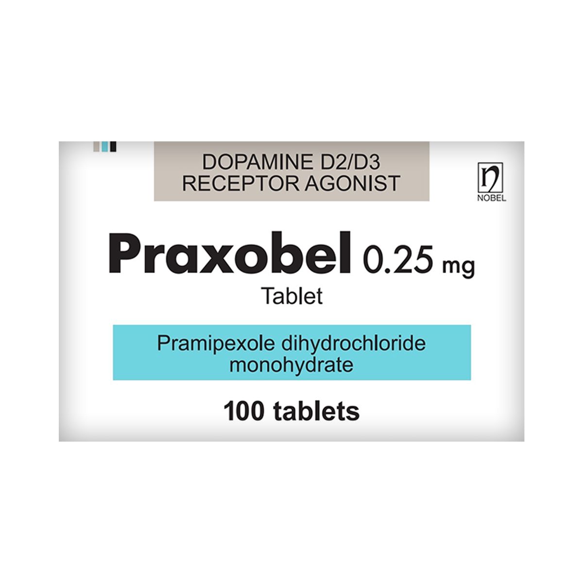 პრაქსობელი - Praxobel 0.25მგ 100 ტაბლეტი