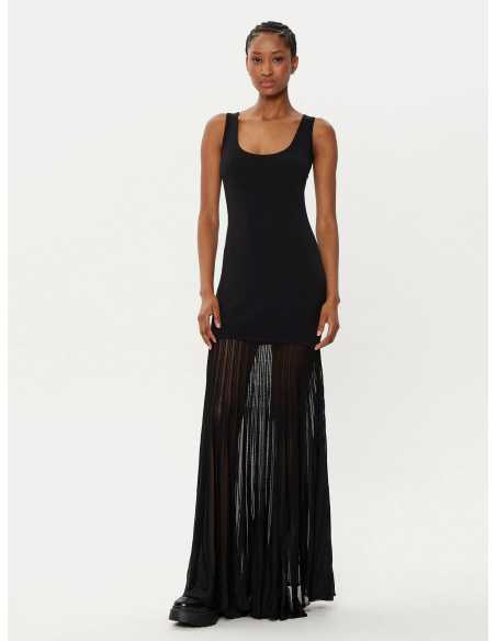 კაბა MICHAEL MICHAEL KORS - SCOOP NK SHEER MAXI DRS