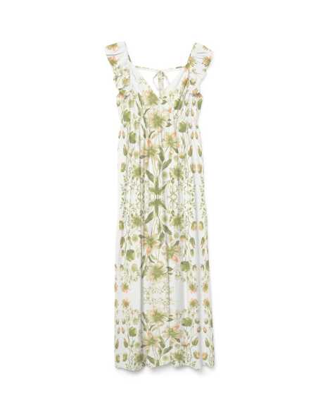 კაბა Vero Moda - VMJOSIE SL ANKLE FRILL DRESS WVN GA