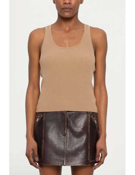 მაისურები MICHAEL MICHAEL KORS - RACER BACK SCOOP NK TANK