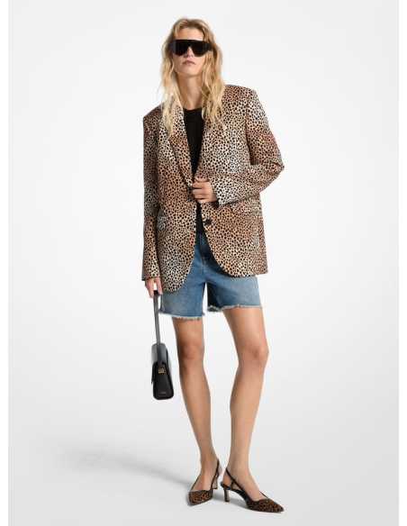 პიჯაკი MICHAEL MICHAEL KORS - CHEETAH 2BTN MENSY BLAZER