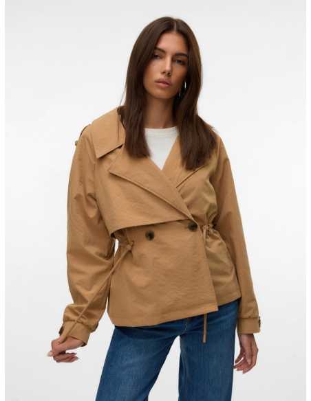 ქურთუკი Vero Moda - VMBRAVESIENNA SHORT TRENCHCOAT