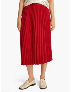 ქვედაბოლო Tommy Hilfiger - FLUID PLEATED PULL ON MIDI SKIRT