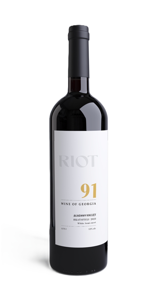 91, რქაწითელი, თეთრი ნახევრადტკბილი, 2023.