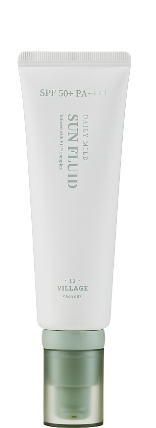 Village 11 Factory მზისგან დამცავი ფლუიდი SPF 50 50 მლ