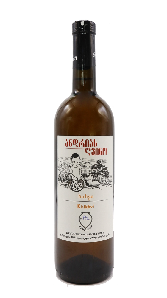 ანდრიას ღვინო, ხიხვი, ქარვისფერი მშრალი ღვინო, 2022 წ.