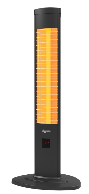 ელექტრო გამათბობელი Dysis IC2300.R Electric Standing Heater Black