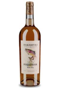 დაქიშვილი, როზე, პინო ნუარი, ვარდისფერი მშრალი ღვინო, 2021 წ.