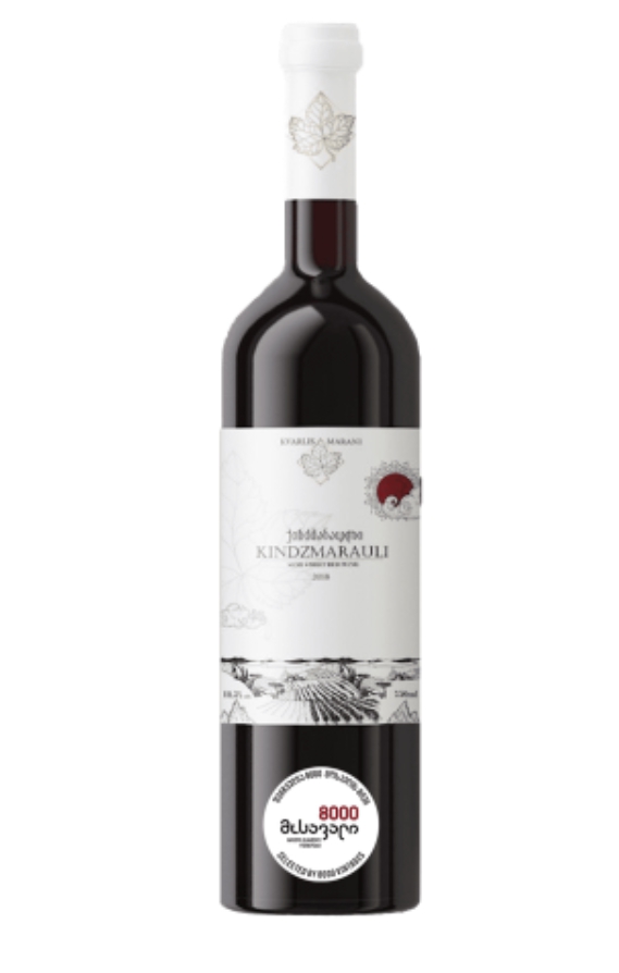 ყვარლის მარანი, ქინძმარაული, წითელი ნახევრადტკბილი ღვინო, 2018 წ.