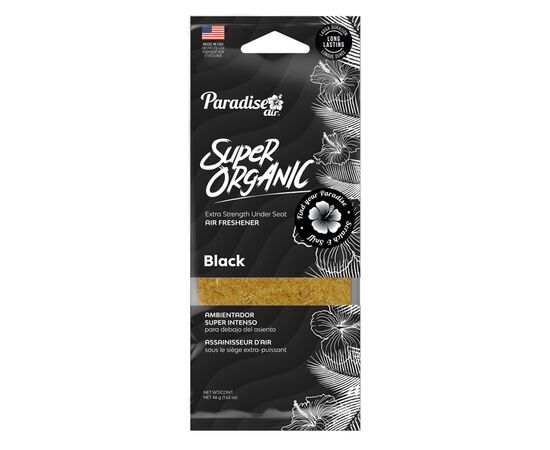 არომატიზატორი Paradise Air Super organic შავი
