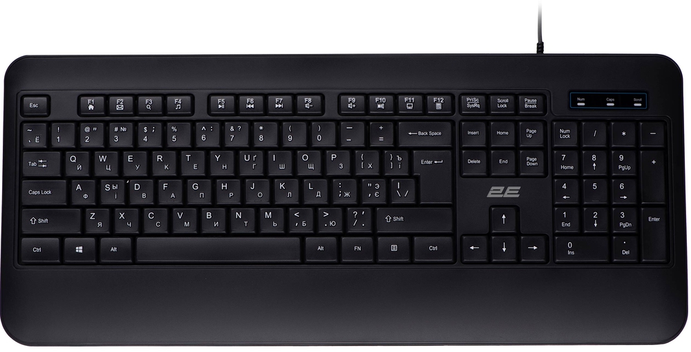 2E KS109 USB Keyboard Black