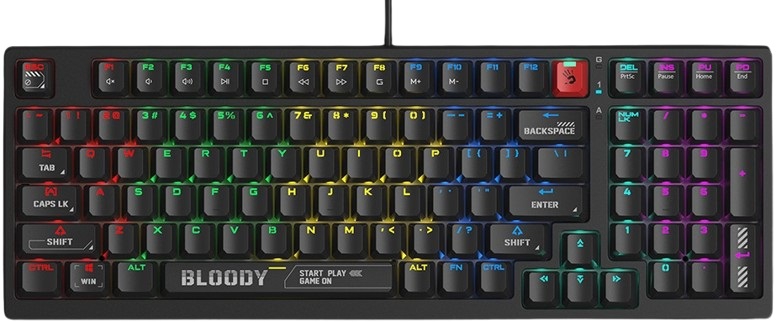 A4tech Bloody S98 RGB Mechanical Gaming Keyboard Black