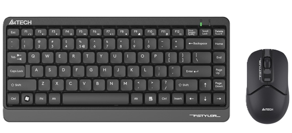 A4tech FG1112 Fstyler Compact Keyboard Combo Set EN/RU Black