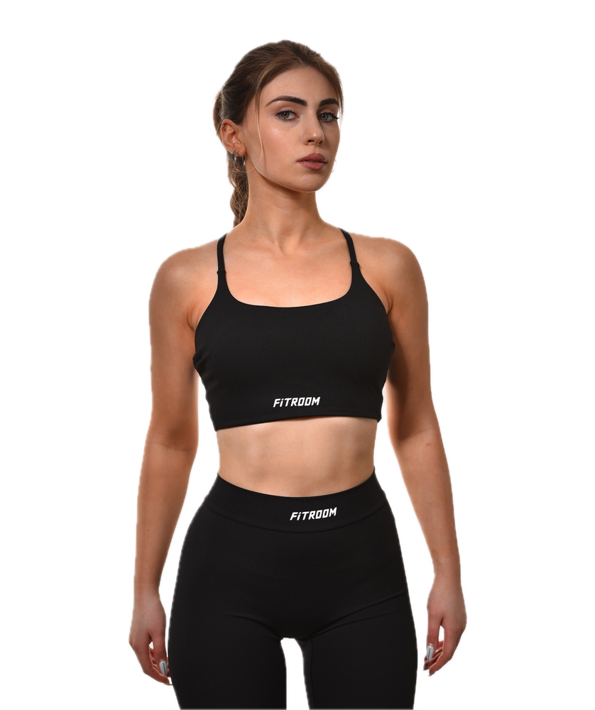 Fitroom, WOMAN, სპორტული ტოპი, ზომა - Medium, Black Mood