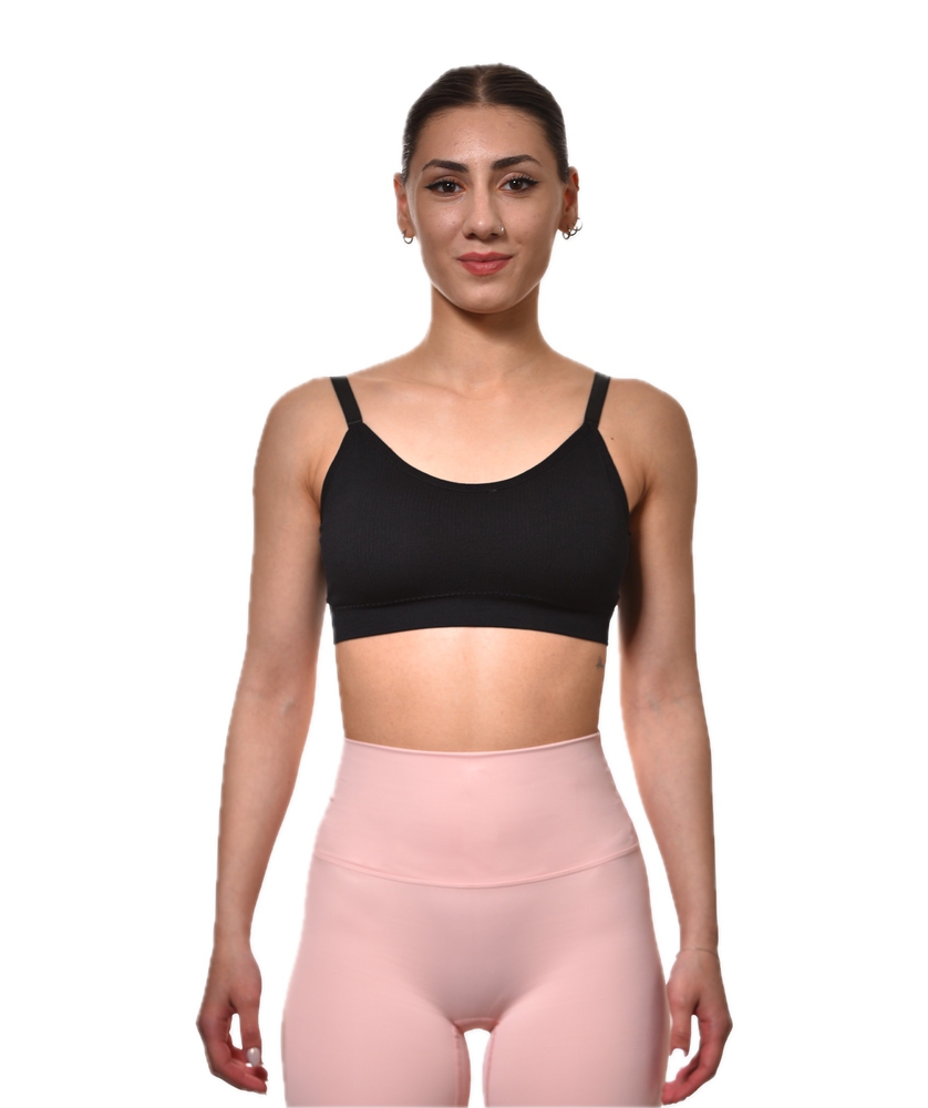 Fitroom, WOMAN, სპორტული ტოპი, ზომა - One Size, Sports Bra Black