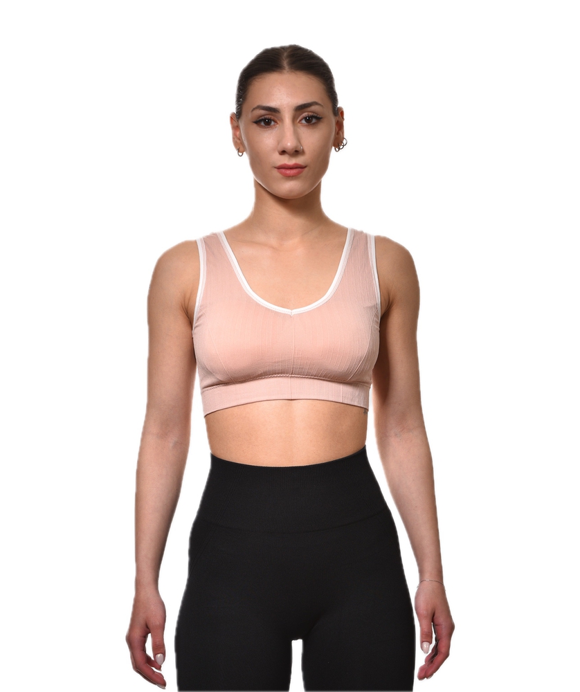 Fitroom, WOMAN, სპორტული ტოპი, ზომა - One Size, Sports Bra Pink