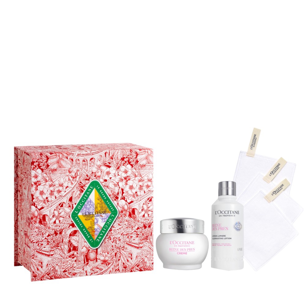 L'Occitane Reine Blanche სახის მოვლის ნაკრები