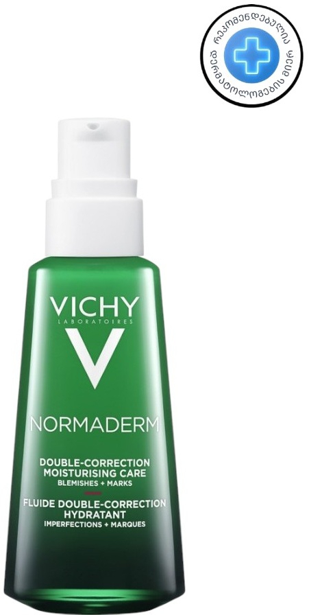 Vichy Normaderm Phytosolution ორმაგი მოქმედების სახის მაკორექტირებელი კრემი 50 მლ