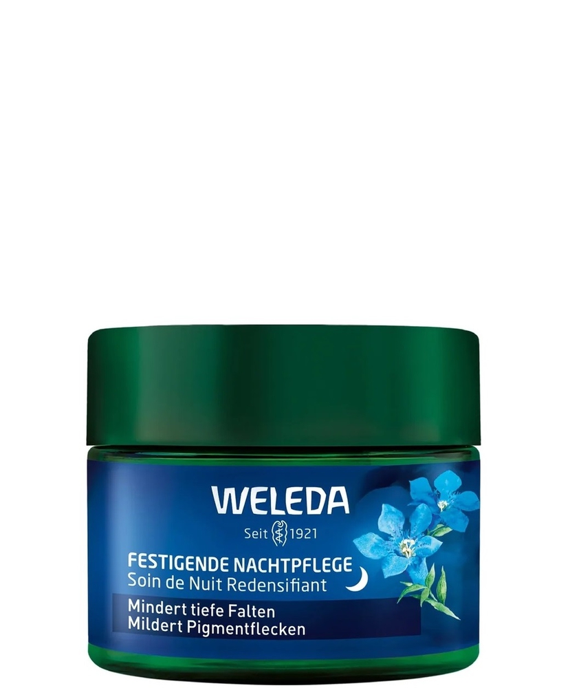 Weleda Blue Gentian & Edelweiss დამატენიანებელი ღამის კრემი 40 მლ