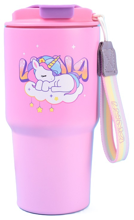 YOYOSO, თერმოსი, ვარდისფერი, 620 მლ