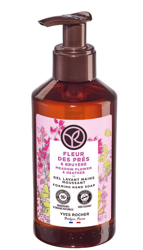 Yves Rocher Meadow Flower & Heather თხევადი საპონი 190 მლ