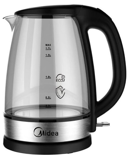 ელექტრო ჩაიდანი Midea MK-17G02B2 Electric Kettle Black