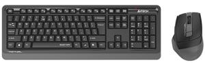 A4tech FGS1035Q Fstyler QuietKey Keyboard Combo Set EN/RU Gray