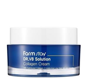 Farmstay DR.V8 Collagen სახის კრემი 50 მლ