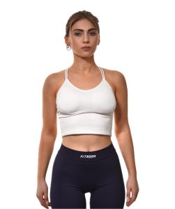 Fitroom, WOMAN, სპორტული ტოპი, ზომა - One Size, White