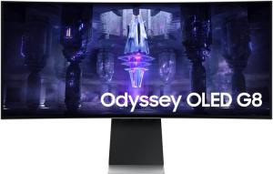 Samsung Odyssey G8 LS34BG850SIXCI 34" 175Hz OLED Monitor Silver