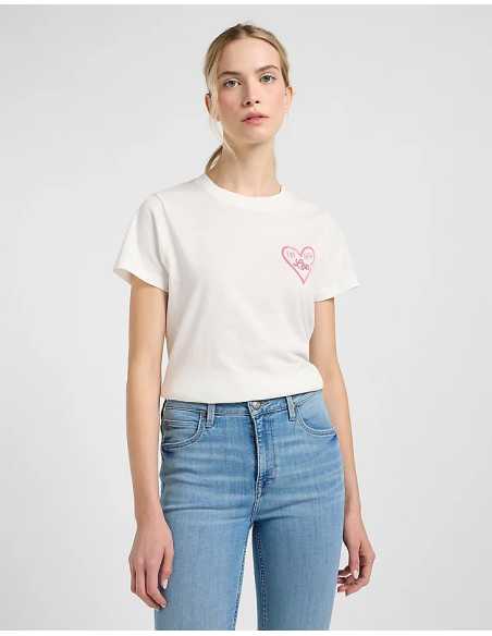 მაისურები LEE - SMALL LOGO TEE