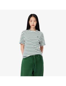 მაისურები Lacoste - Striped Cotton T-shirt