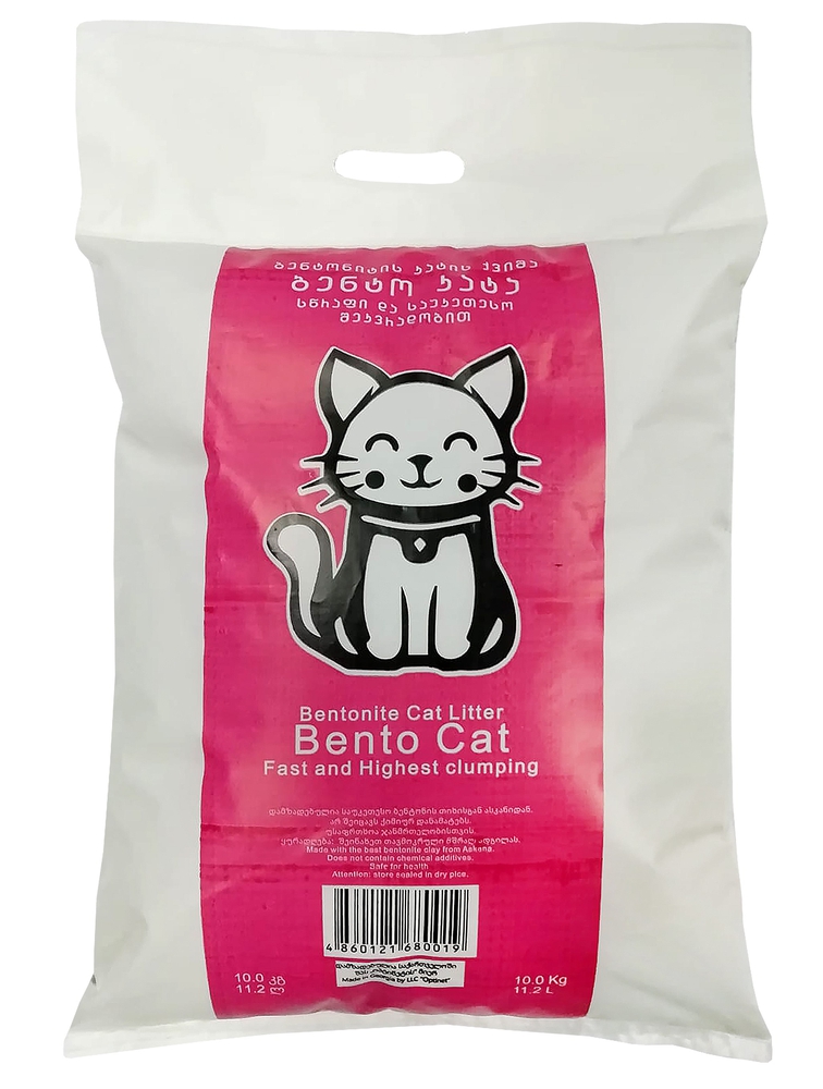 BentoCat, კატის ნატურალური ქვიშა, 10 კგ