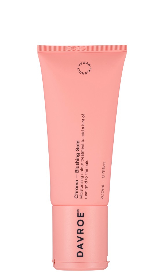 Davroe Chroma Blushing Gold თმის ნიღაბი ვარდისფერი პიგმენტით 200 მლ