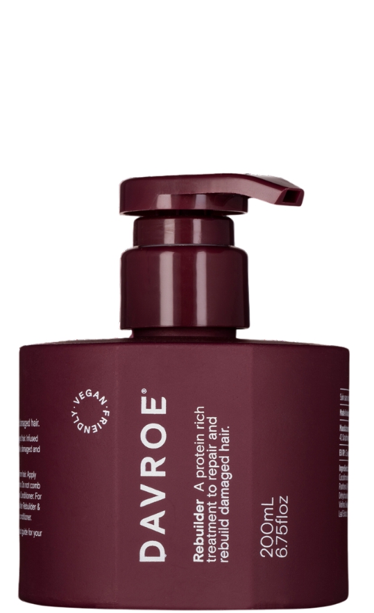 Davroe Rebuilder მტვრევადი & მშრალი თმის აღმდგენი ნიღაბი 200 მლ