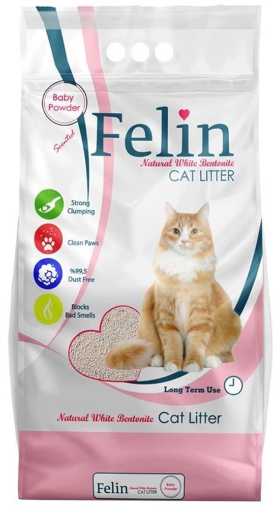 Felin, კატის ქვიშა პუდრის სურნელით, 10 ლ