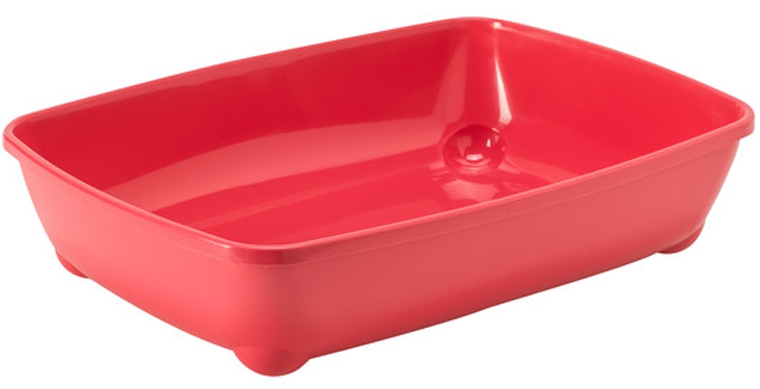 Moderna, ღია ტუალეტი კატისთვის, წითელი, 42.2 x 30.4 სმ