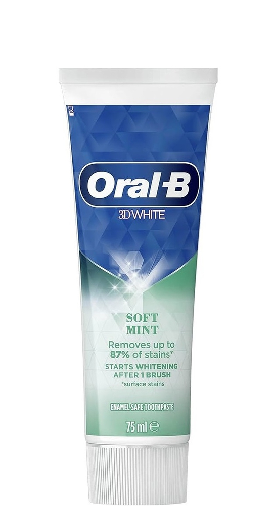 Oral-B 3D White Soft Mint კბილის პასტა
